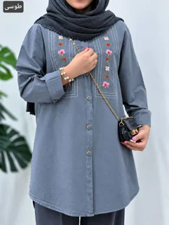 مانتو گلدوزی شده
